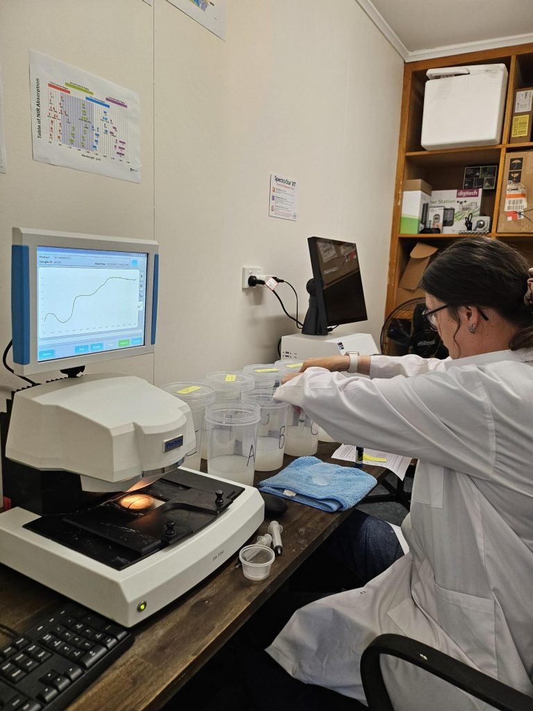 Our team working in DIT Lab. Livestock nutrition data.